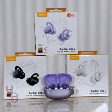 EarFun Clip 2 開放式 耳夾 藍牙 耳機 USB-C IP55 無線 AI即時譯 超強續航 公司貨
