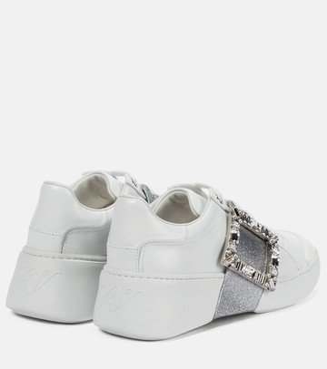 Roger Vivier Viv' Skate leather sneakers
