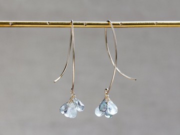 14kgf-冷淚曲線穿孔耳環