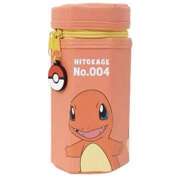 限量發售【遊戲家】Pokemon 寶可夢 寶可夢鉛筆盒 六角筆袋 鉛筆盒 PU皮質 筆筒 - 小火龍