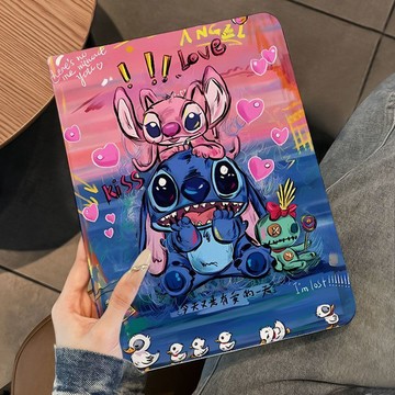 瑞星✨書本式史迪仔ipad2025款11吋防摔7/8/9代10.2蘋果Air5 10.9平板保護套mini