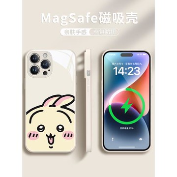 magsafe磁吸充電iphone16手機殼chiikawa烏薩奇15蘋果14promax小八13吉伊卡哇12por新款11卡通可愛plus女適用