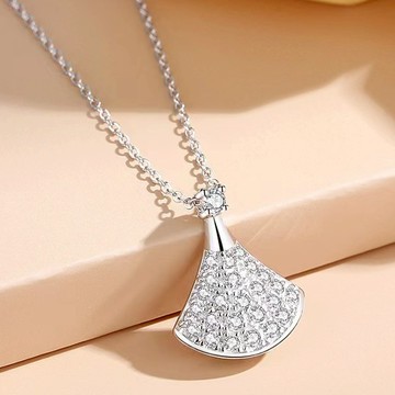 隔日到貨 Waltz 維也納 華爾滋 滿鑽 莫桑鑽 項鍊 項鏈N131