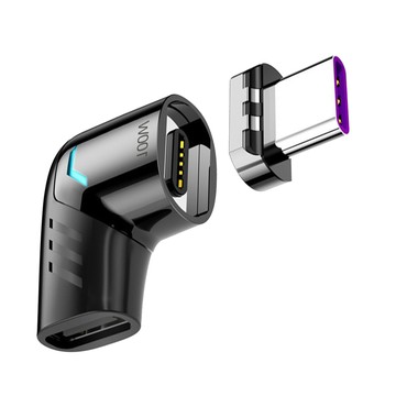 AHOYE PD100W快充Type-C磁吸轉接頭 480Mb/s傳輸速率 USB-C 70g  1個  單一顏色  2cm