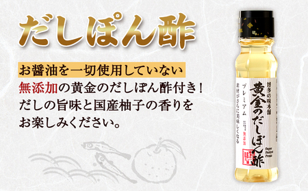 博多水炊き（4～5人前）と黄金のだしぽん酢のセット 博多の味本舗 小竹町 送料無料《30日以内に順次出荷(土日祝除く)》 包装対応 のし対応