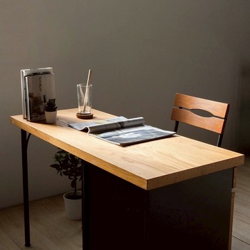 書桌套組【居然家居】雅拾書桌X好食刻餐椅 辦公桌 梳妝桌 書桌