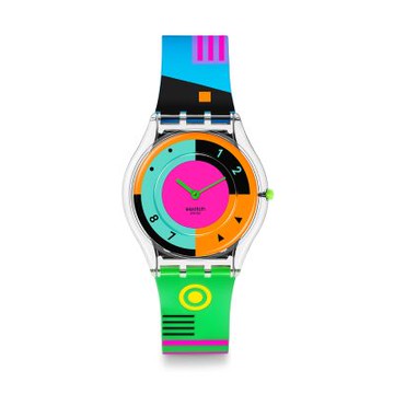 Swatch SWATCH NEON HOT RACER 超薄手錶/男錶/女錶/瑞士製造 SS08K119 (34mm)