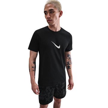 Nike 短袖上衣 男裝 字母哥 純棉 黑【運動世界】HV1694-010