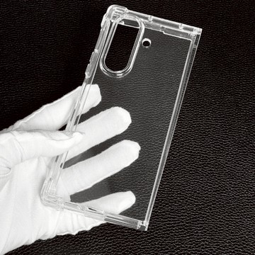 [台灣現貨] 三星Z Fold7 四角防摔殼 三星 Zold7 透明軟殼 三星Z Fold7 保護套 自帶五金扣
