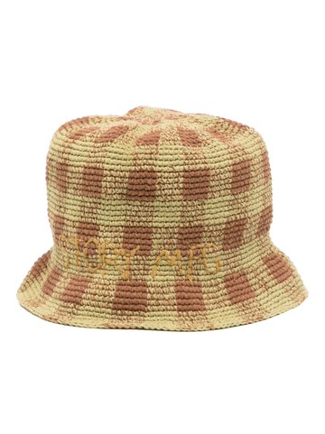 STORY mfg. - Brew crochet-knit bucket hat - men - Organic Cotton - One Size - Green