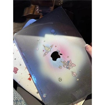 newness "星球碰撞" 滿天星細閃亞克力適用于MacBook保護殼Air保護套輕薄防磕碰pc材質M3M4新款M5Pro16/14寸