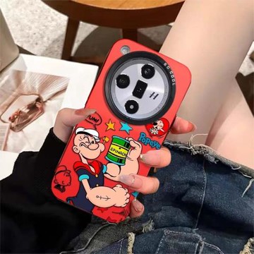 【新款硬殼】適用OPPOFindX8ultra手機殼美式卡通搞怪大力水手X8S彩銀磨砂X7Pro個性創意X6超薄散熱X5簡約ins