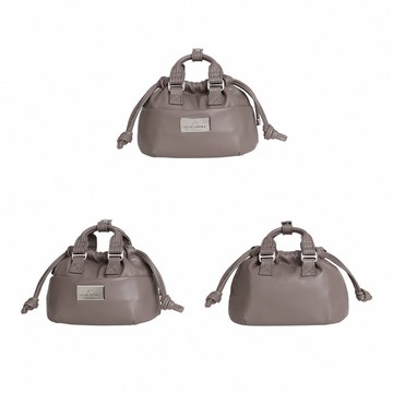 【DOUGHNUT】小水餃包 餃子包 側背包 斜背包 手機包 ER - 大象灰