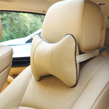 網紅款汽車頭枕車用高檔舒適護頸枕四季靠枕頸枕腰靠車載內飾