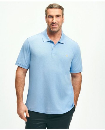 Brooks Brothers Men's Golden Fleece Big & Tall Stretch Supima Polo Shirt | Blue | Size 1X