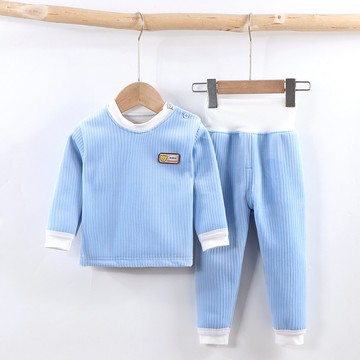 兒童保暖內衣套裝加絨加厚男童女孩雙面絨寶寶小孩打底中小童冬季