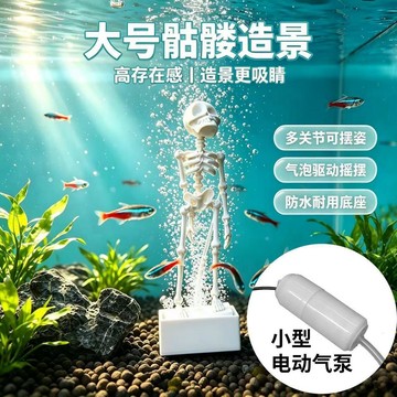 ✨桃園出貨✨ 水舞骷髏頭 魚缸骷髏人跳舞擺件 跳舞骷髅趣味 骷髏裝飾 魚缸骷髏 造景擺件 水族箱裝飾 魚缸造景跳舞骷髏人