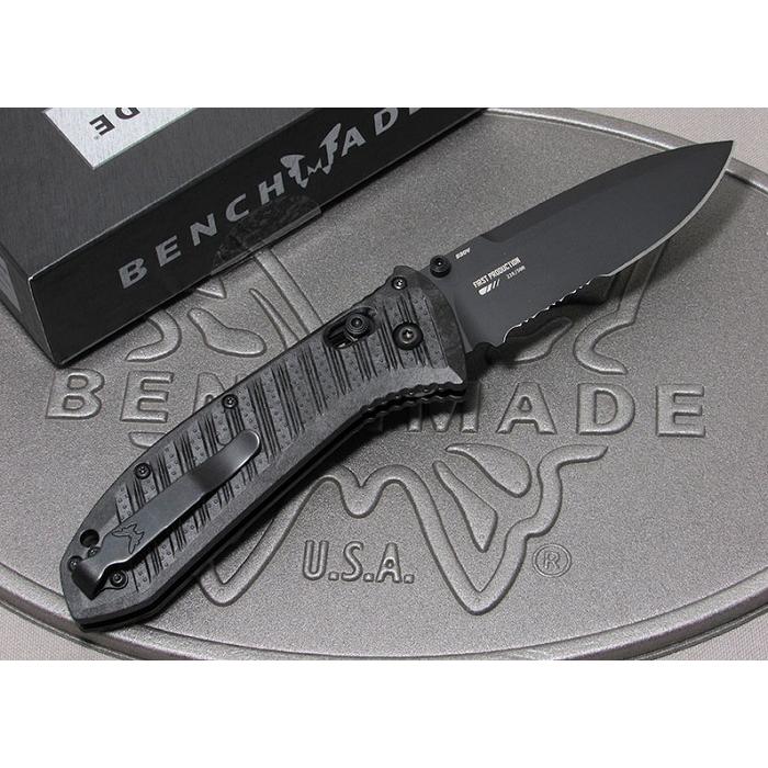 ベンチメイド BENCHMADE フリーク シルバー直刃 折り畳みナイフ