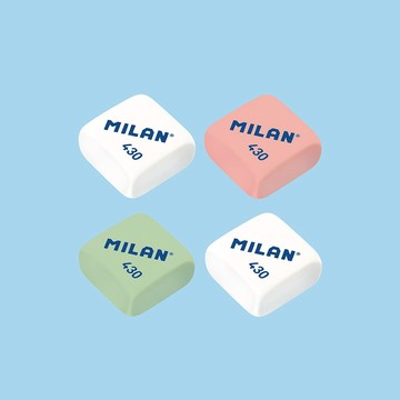 MILAN經典暢銷橡皮擦430_4入不挑色