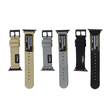 Nato Slim 潮流錶帶 - Apple Watch系列 42/44/45/46/49mm-灰色