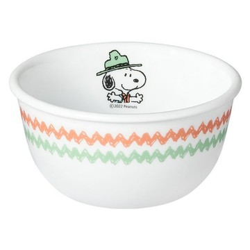 Corelle Brands 康寧餐具 中式飯碗 411 325ml  SNOOPY 露營趣  1個