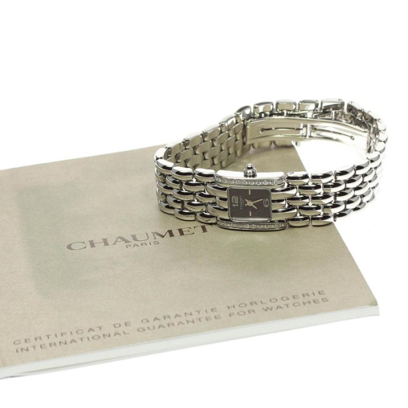 ☆保証書付き【Chaumet】ショーメ ケイシス サイドダイヤ クォーツ ...