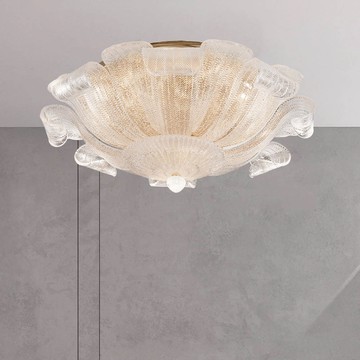 E14 手工水晶砂玻璃造型吸頂燈 F87-22-8064-1