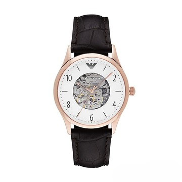 EMPORIO ARMANI 貝達系列鏤空時尚精品機械腕錶(AR1920)