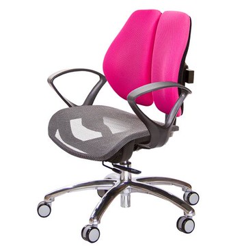 GXG 低雙背網座 工學椅(鋁腳/D字扶手)  TW-2805 LU4