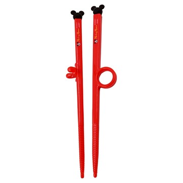 Skater 迷你學習筷  米奇 紅色  1雙