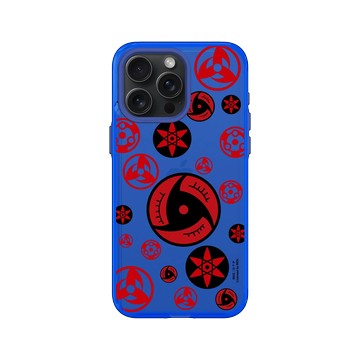 iPhone 15 Pro Max Clear 激光藍 - 火影忍者 Naruto - 血繼限界-寫輪眼