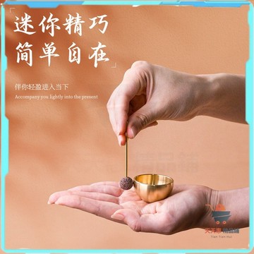 免運🔥迷你頌鉢精油擺件 迷你頌缽 頌鉢擺件 復古擺件 小擺件 擺盤裝飾 手工銅鉢 音療靜心冥想 舒緩解壓送禮