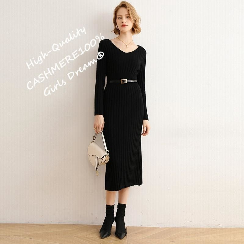 カシミヤ100% カシミア カシミヤ カシミヤワンピース 内モンゴル 