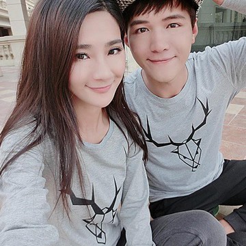 ◆快速出貨◆T恤．情侶裝．班服．MIT台灣製．客製化．純棉長T．幾何線條麋鹿頭【YCL273】．艾咪E舖