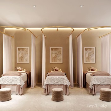 【可開發票】可客製化 更衣室展示架 門簾 換衣間 鐵藝U型隔斷簾支架 美容院美容床遮擋簾掛桿養生館理療床圍簾紗