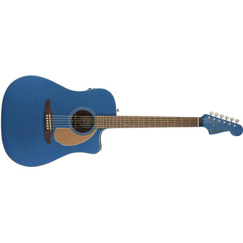 Fender エレアコ Redondo Player, Belmont Blue ソフトケース付属