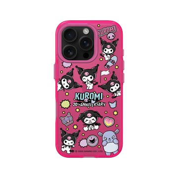 iPhone 16 Pro Clear 粉漾桃 - 三麗鷗-酷洛米20週年 - 酷玩系列-表情包