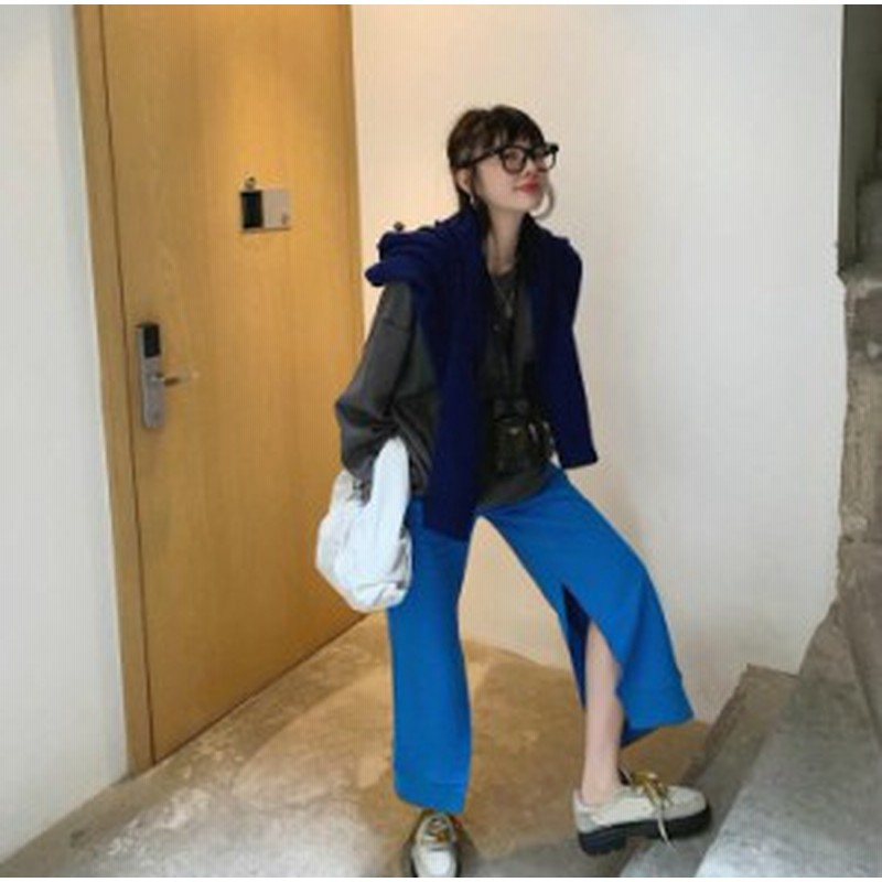 レディース 韓国ファッション クロップドパンツ スリットパンツ ハイウエスト ボトムス スリット 可愛い 楽ちんコーデ 休日コーデ おしゃ 通販 Lineポイント最大1 0 Get Lineショッピング