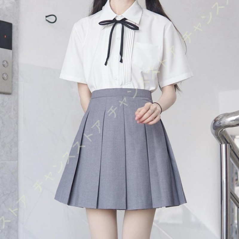 大きいサイズ プリーツスカート ミニスカート 制服スカート 学生服