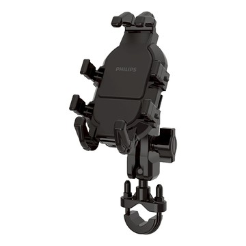 PHILIPS 飛利浦 機車用防震手機支架  黑色  1個