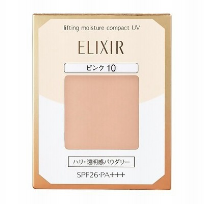 資生堂　エリクシール シュペリエル　リフティングモイスチャーパクト　ＵＶ　ピンク10　(詰替)【9.2g】(資生堂)