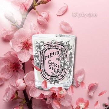 限量【Diptyque】櫻花香氛蠟燭 190g Fleur de Cerisier ｜換季推薦⚡專櫃 品牌保養 夏季彩妝 品牌香氛｜APP下單點數最高15%回饋
