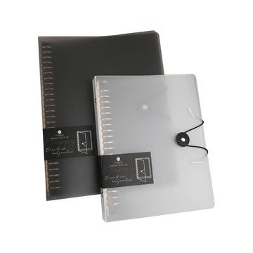 【STU】簡約 韓風 可拆卸 紐扣環 活頁本 筆記本子A5 B5 手帳本 pp外殼 學生 橫線內芯