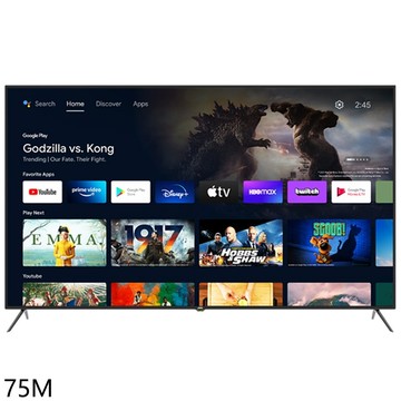 APP下單4%點數★JVC【75M】75吋4K連網智慧顯示器(含標準安裝)(7-11商品卡700元)