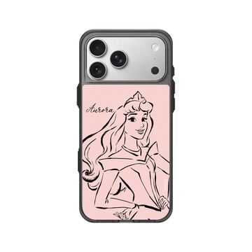 iPhone 17 Pro Max Clear (相機按鈕) 酷墨灰 - 迪士尼-公主系列 Disney Princess - 奧蘿拉