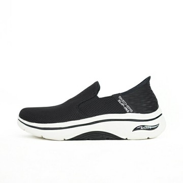Skechers Go Walk Arch Fit 2.0 [216600BLK] 男 健走鞋 運動休閒 舒適 瞬穿 黑