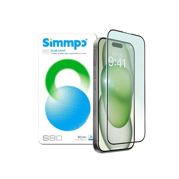 Simmpo iPhone 18 Pro/17 Pro/17/16 Pro S90 霧透抗藍光護眼保護貼
