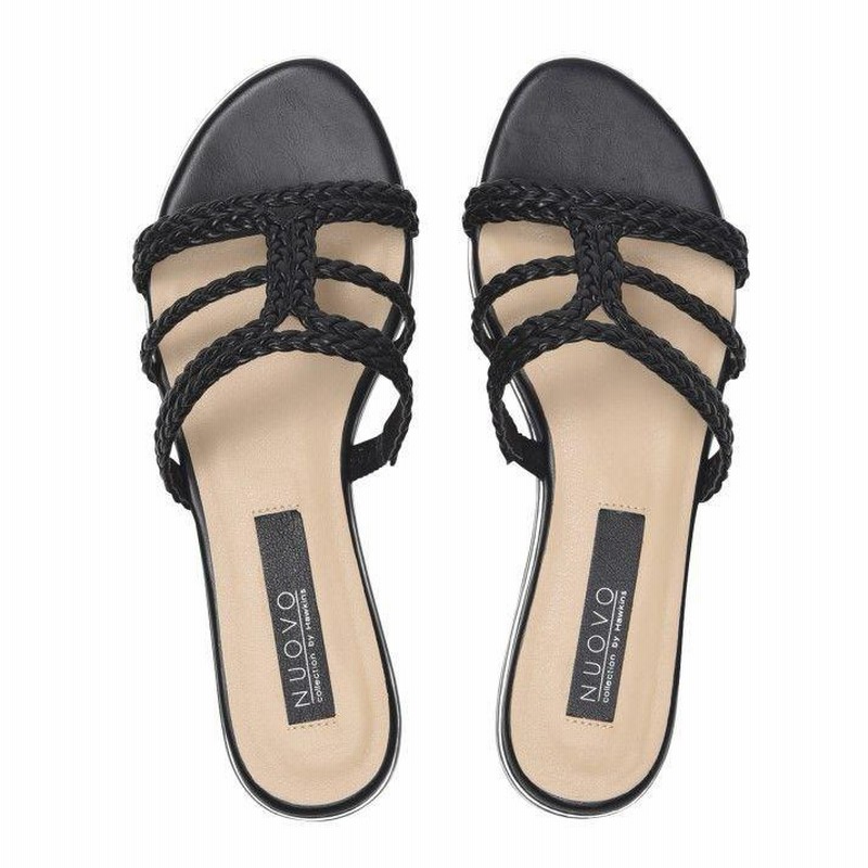 レディース NUOVO ヌオーヴォサンダル BRAID FLAT MULE ブレイド