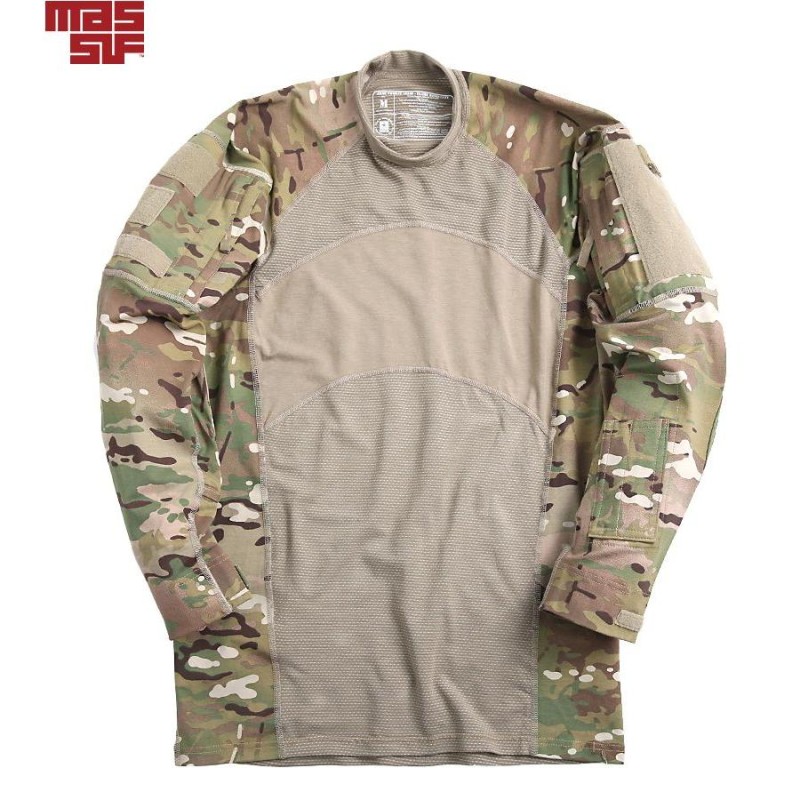 実物 新品 米軍 MASSIF製 コンバットシャツ MultiCam サバゲー 服 装備