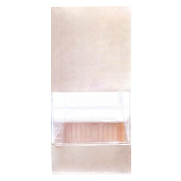 德德小品集 韓國絕美透明化妝品收納盒 防塵/防潑水/分隔式 化妝刷收納箱  粉色  1個